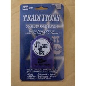 McGill Jewish Mazel Tov Craft Paper Punch RARE